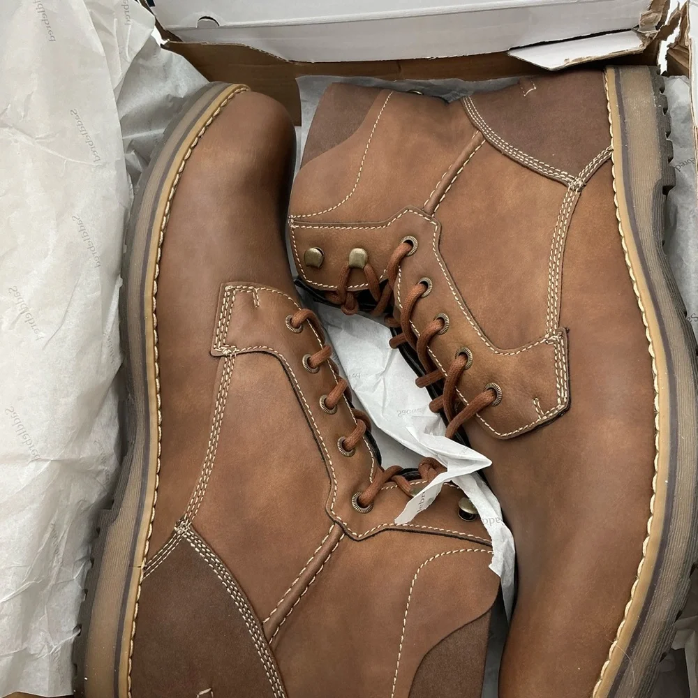 Saddlebred‎ Tan vegan Leather Boots size 13M